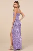 Glimmering Beauty Lavender Sequin Sleeveless Column Maxi Dress sold by Lulus