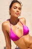 Coastin' Cutie Purple Triangle Halter Bikini Top sold by Lulus