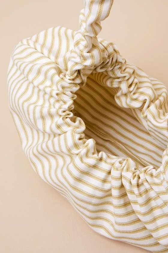 Crossbowie Ivory Striped Bow Bag sold by Lulus product image thumbnail 3