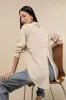 Notable Aesthetic Beige Linen Collared Button-Up Top sold by Lulus