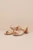 Louella Soft Gold High Heel Sandals sold by Lulus
