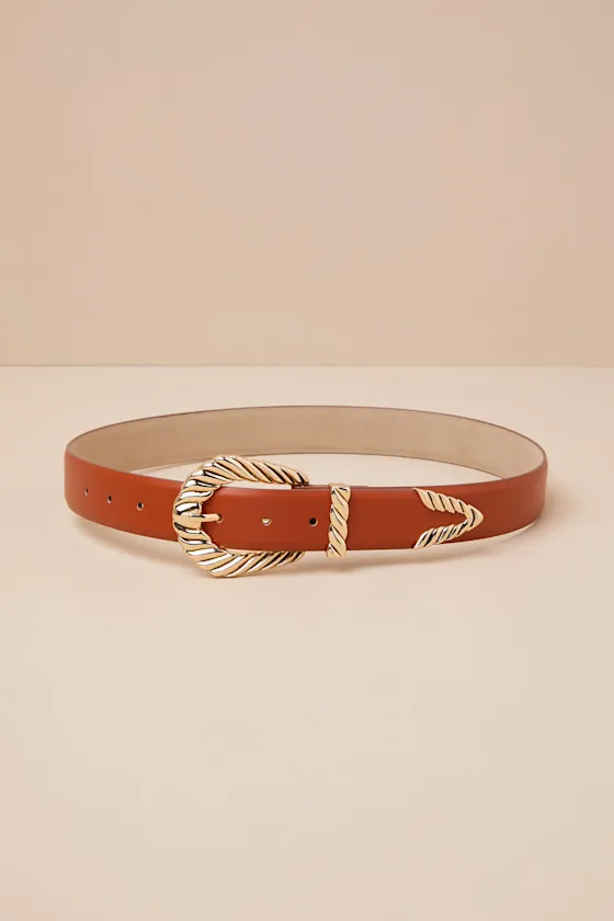 Modern Rodeo Brown Western Belt sold by Lulus