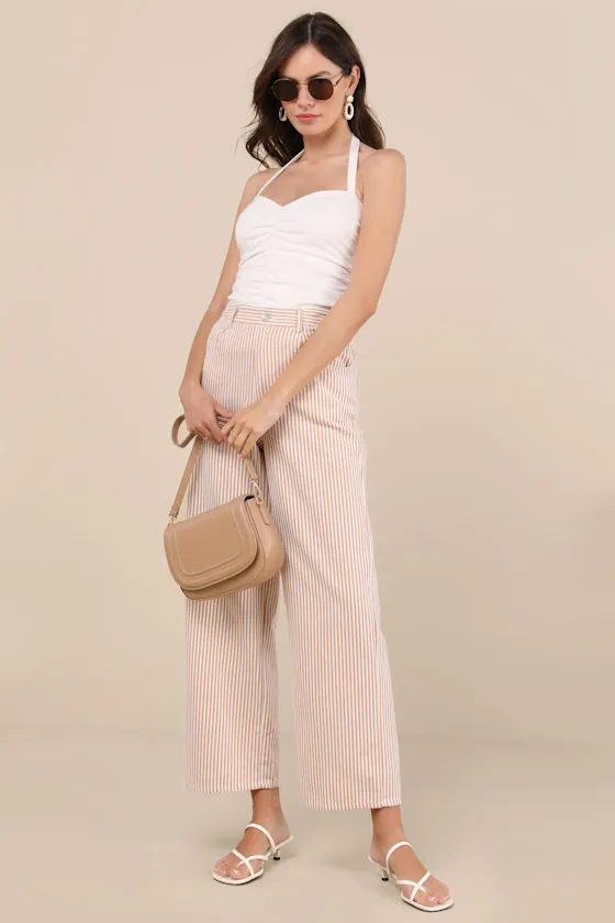 Ikuye Ivory Ruched Halter Top sold by Lulus product image thumbnail 3