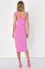 Always Beautiful Rose Pink Sleeveless Tulip Midi Dress sold by Lulus