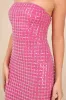 Perfectly Luxurious Pink Pearl Strapless Maxi Dress sold by Lulus