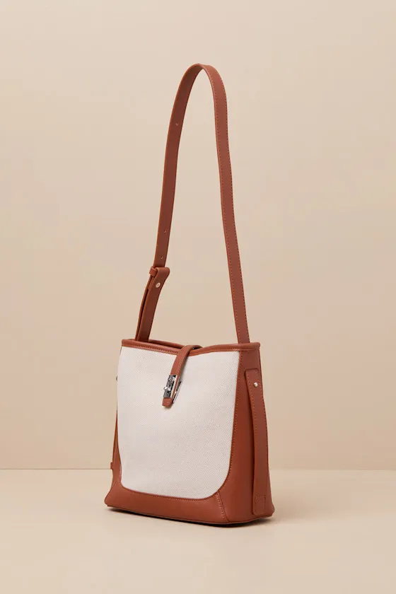 Nakia Ivory and Brown Crossbody Bag sold by Lulus product image thumbnail 2