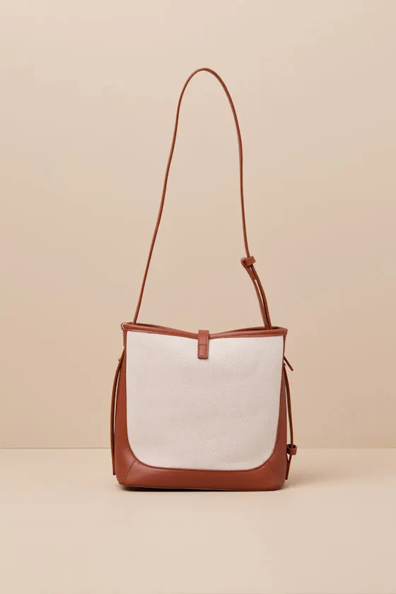 Nakia Ivory and Brown Crossbody Bag sold by Lulus product image thumbnail 3