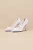 SB-Aimey Lace Ivory Mesh Floral Embroidered Pumps sold by Lulus