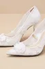 SB-Aimey Lace Ivory Mesh Floral Embroidered Pumps sold by Lulus