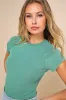 Casual Composure Green Raglan Sleeve Crew Neck Tee sold by Lulus