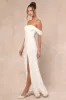 Magical Magnetism White Off-the-Shoulder Maxi Dress sold by Lulus