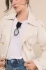 Lianna Beige Cropped Trench Coat sold by Lulus
