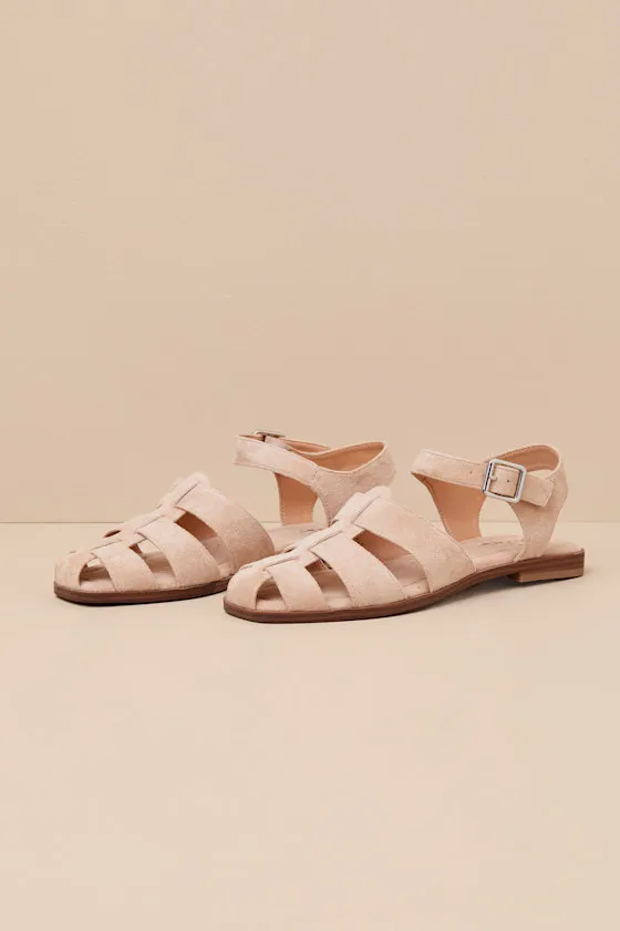 Rigmore Taupe Suede Fisherman Sandals sold by Lulus product image thumbnail 3