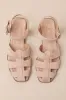 Rigmore Taupe Suede Fisherman Sandals sold by Lulus