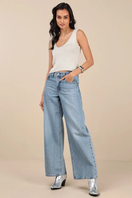 Elevated Staple Silver Lurex Cropped Sweater Tank Top sold by Lulus product image thumbnail 3