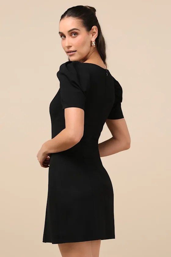 Kasai Black Short Sleeve Mini Dress sold by Lulus product image thumbnail 2