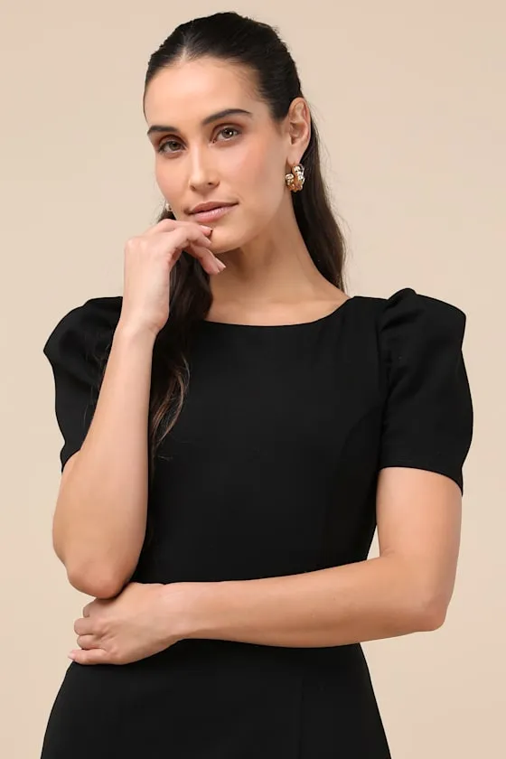 Kasai Black Short Sleeve Mini Dress sold by Lulus product image thumbnail 4