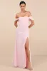 Magical Magnetism Light Pink Off-the-Shoulder Maxi Dress sold by Lulus
