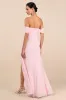 Magical Magnetism Light Pink Off-the-Shoulder Maxi Dress sold by Lulus