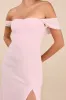 Magical Magnetism Light Pink Off-the-Shoulder Maxi Dress sold by Lulus