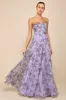 Most Beautiful Day Purple Multi Floral Print Organza Maxi Dress sold by Lulus