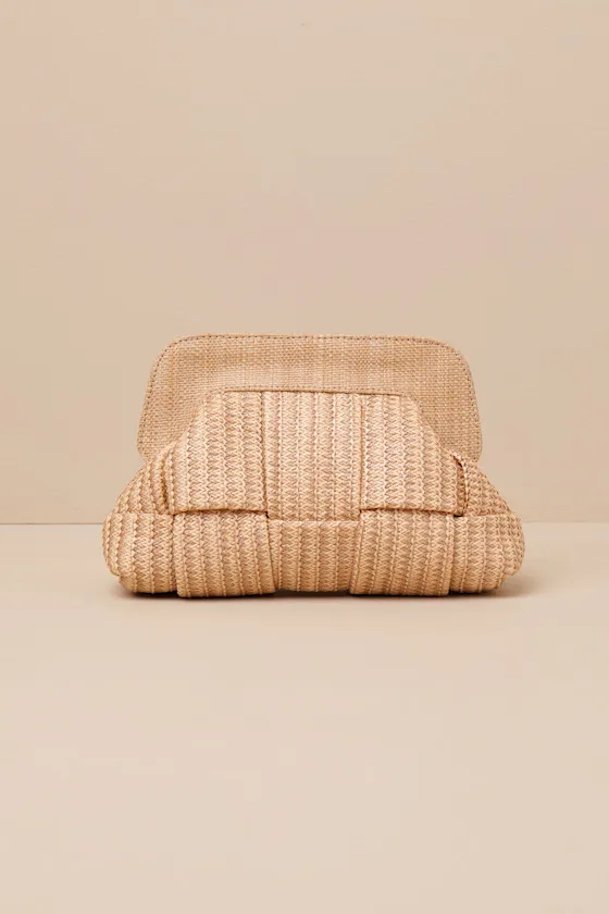 Nathalie Beige Woven Crossbody Clutch sold by Lulus product image thumbnail 2