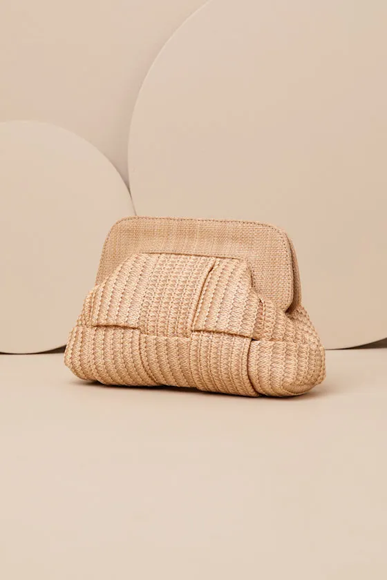 Nathalie Beige Woven Crossbody Clutch sold by Lulus product image thumbnail 4