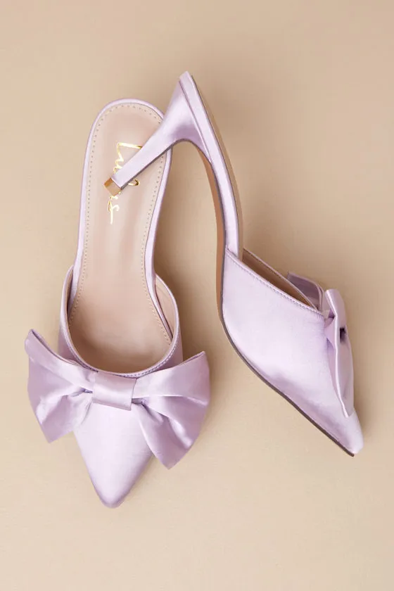 Lyle Lilac Pointed-Toe Mules sold by Lulus product image thumbnail 4