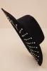 Fabron Black Turquoise Studded Western Hat sold by Lulus