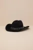 Fabron Black Turquoise Studded Western Hat sold by Lulus