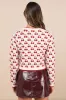 Warmly Adorable Cream and Red Cherry Cardigan Sweater sold by Lulus