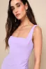 Glamorous Disposition Lavender Ruched Maxi Dress sold by Lulus