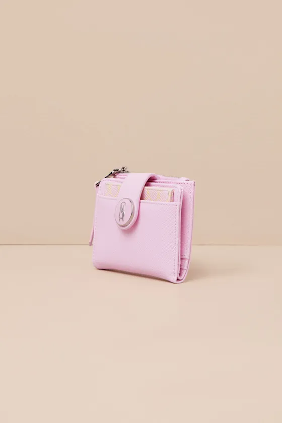 Madwen Pink Vegan Leather Bifold Wallet sold by Lulus product image thumbnail 2