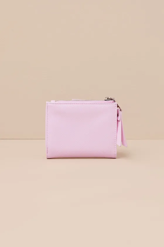 Madwen Pink Vegan Leather Bifold Wallet sold by Lulus product image thumbnail 3