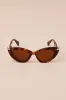 Susana Brown Tortoise Cat-Eye Sunglasses sold by Lulus