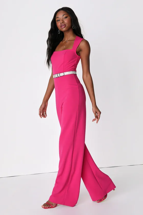 Enticing Endeavors Hot Pink Jumpsuit sold by Lulus product image thumbnail 3