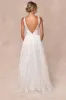 Boundless Romance White Embroidered Floral Backless Maxi Dress sold by Lulus