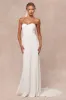 Romantic Vision White Pearl Strapless Maxi Dress sold by Lulus