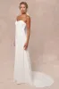 Romantic Vision White Pearl Strapless Maxi Dress sold by Lulus