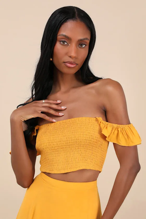 Trancoso Golden Yellow Two-Piece Maxi Dress sold by Lulus product image thumbnail 2