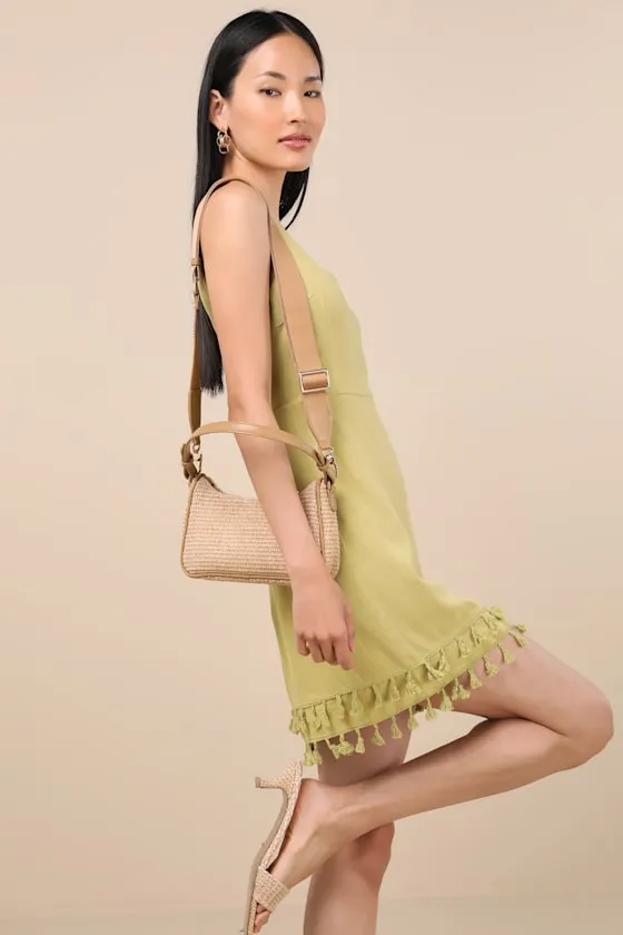 Tailani Beige Raffia Shoulder Bag sold by Lulus product image thumbnail 3