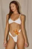 Tropics White Seashell Jacquard Cheeky Bikini Bottoms sold by Lulus