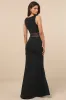 Just Exquisite Black Rhinestone Mermaid Maxi Dress sold by Lulus