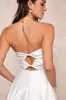 Pristine Love White Taffeta Strapless Maxi Dress With Pockets sold by Lulus