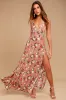 Everlasting Bliss Blush Floral Print Maxi Dress sold by Lulus