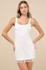 Dazzling Forever White Sequin Beaded Bodycon Mini Dress sold by Lulus