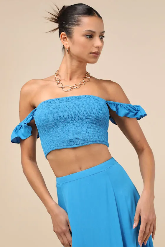Trancoso Bright Blue Two-Piece Maxi Dress sold by Lulus product image thumbnail 2