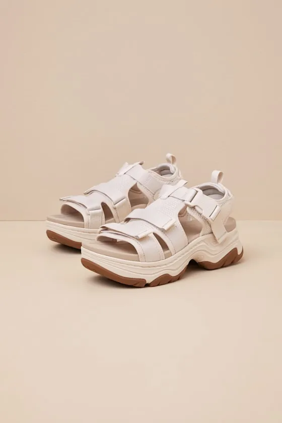 Hurricane Ampsole Gaila Birch Strappy Sandals sold by Lulus