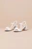 SB-Blare Ivory Mesh 3D Floral High Heel Sandals sold by Lulus