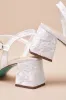 SB-Blare Ivory Mesh 3D Floral High Heel Sandals sold by Lulus